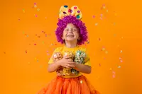 girl-with-clown-costume-candy